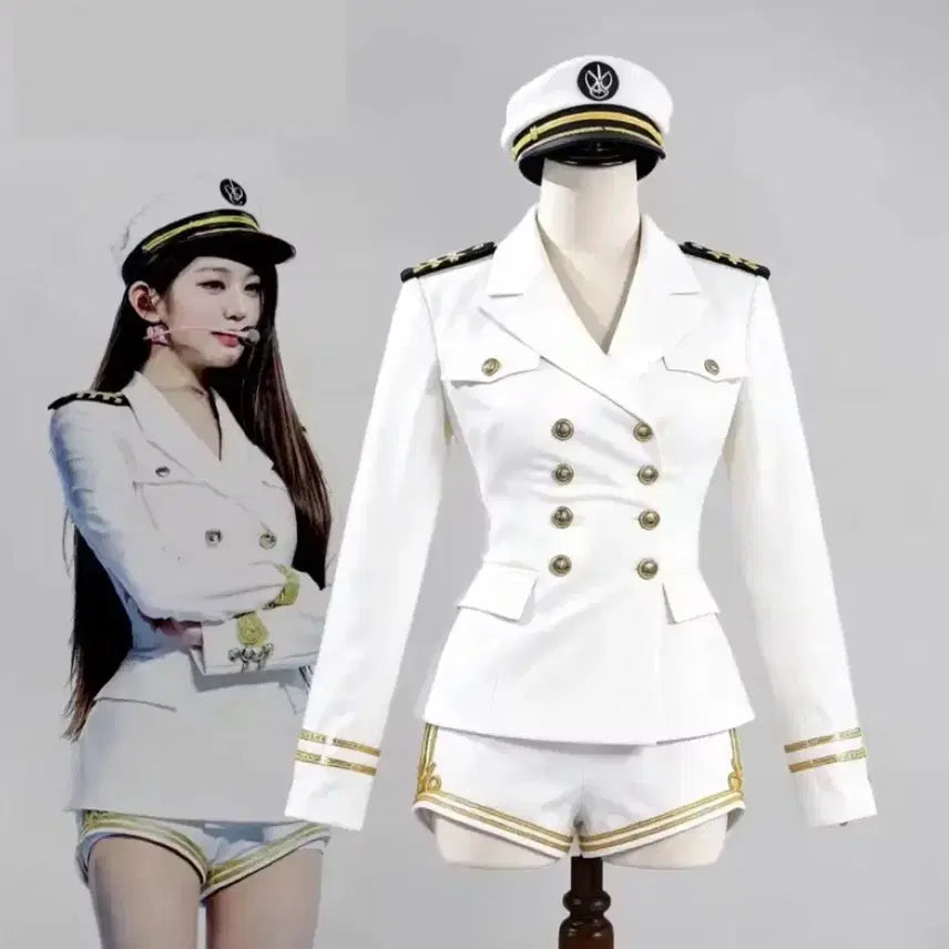 [BUNJANG] IVE Jang Wonyoung Sailor Uniform Cosplay Costume / 아이브 장원영님 소원을 말해봐 제복 코스프레 할로윈