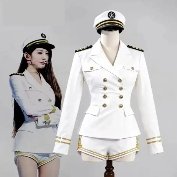 [BUNJANG] IVE Jang Wonyoung Sailor Uniform Cosplay Costume / 아이브 장원영님 소원을 말해봐 제복 코스프레 할로윈