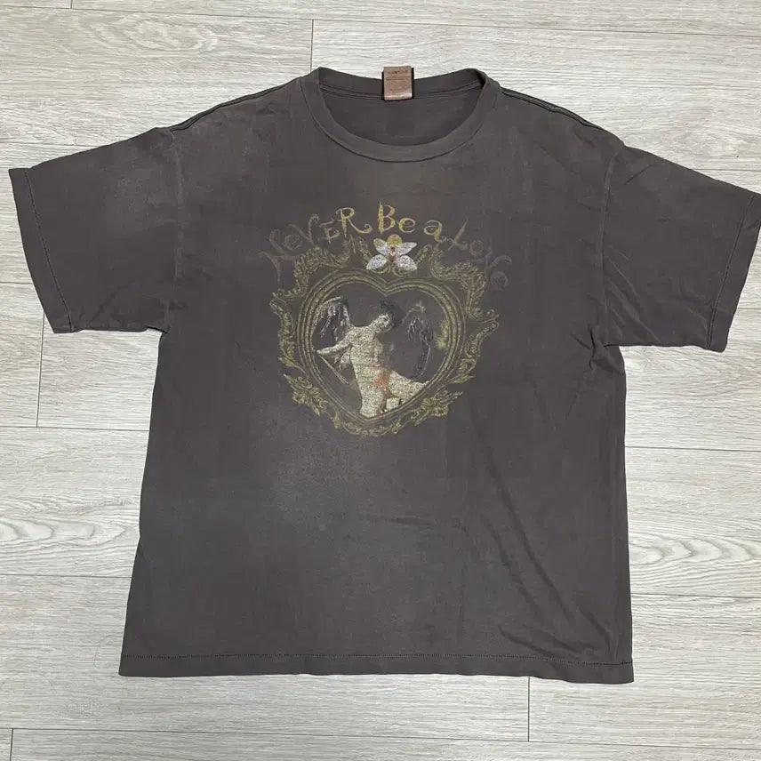 [BUNJANG] Saint Michael Never Be Alone T-Shirt XL / 세인트미카엘 네버비어론 티셔츠 XL사이즈