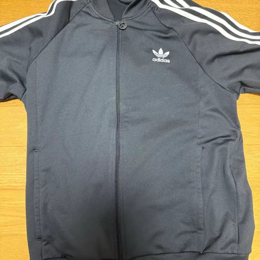 [BUNJANG] Adidas Black Track Top Jersey / 아디다스 검정 트랙탑 져지 100