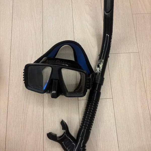 [BUNJANG] Snorkel Mask Set with Strap Cover / 마스크 스노클 세트