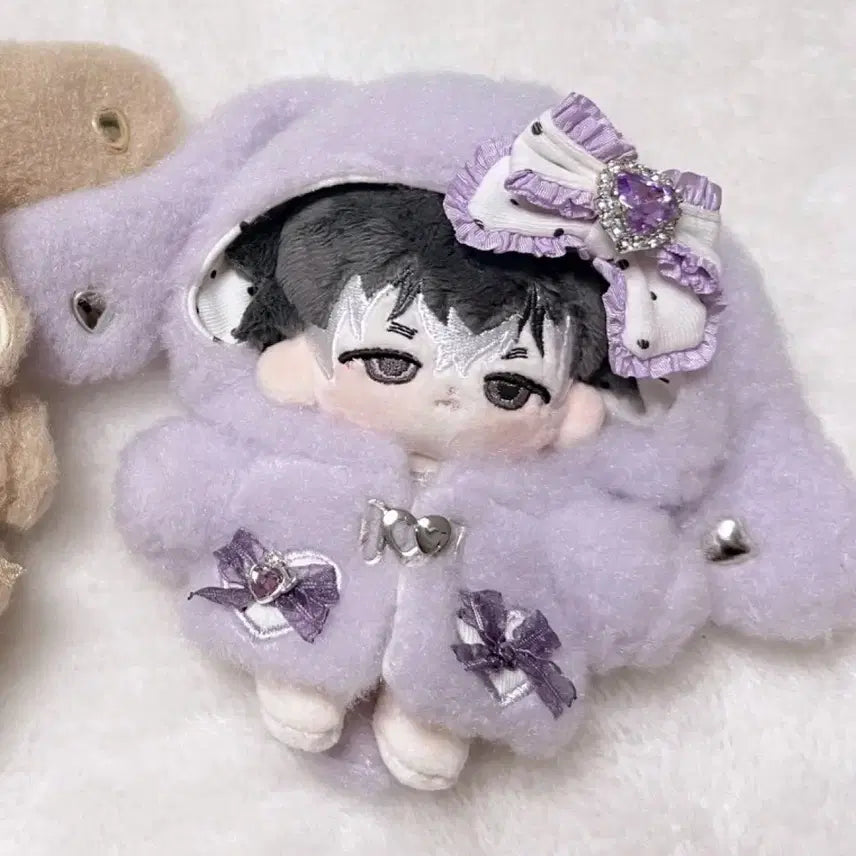 [BUNJANG] Sunny Closet Purpina Rin Purple 10cm Plush Doll / (미개봉) 써니클로젯 퍼피나린 퍼플 10cm 솜인형 인형옷