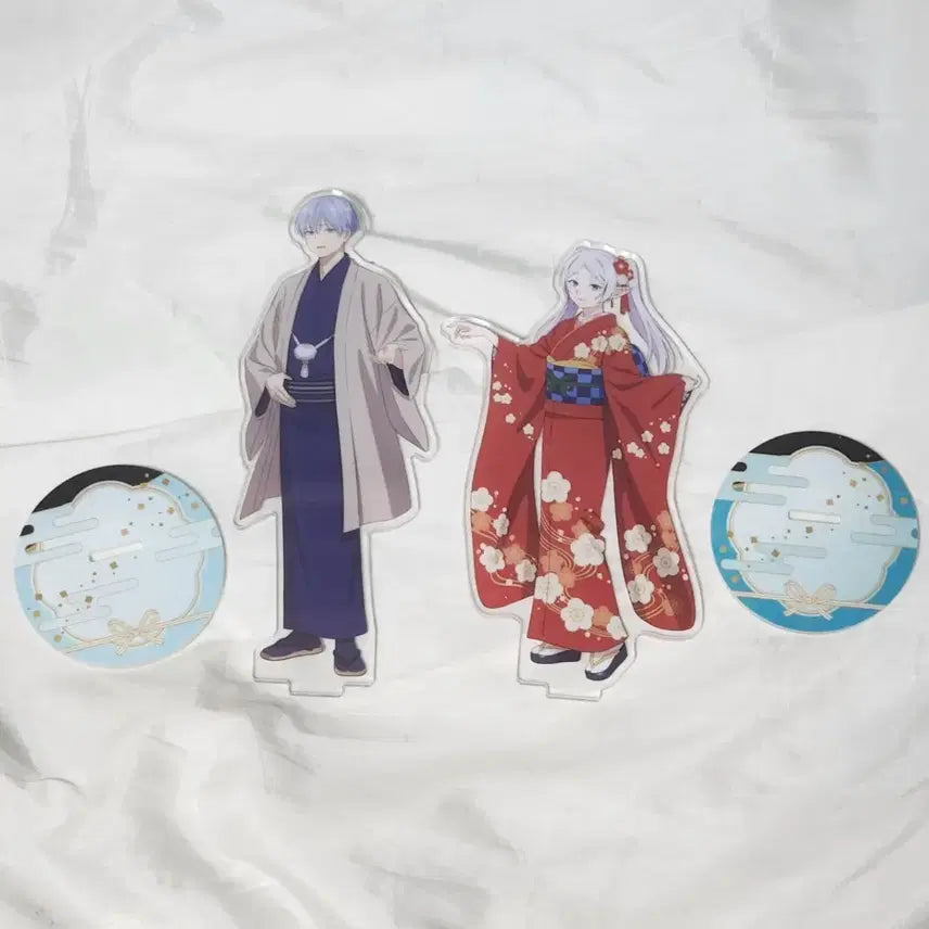 [BUNJANG] Frieren: Beyond Journey's End Frieren Himmel Kimono Yukata Acrylic Set (Opened) / 장송의 프리렌 프리렌 힘멜 기모노 유카타 아크릴 세트