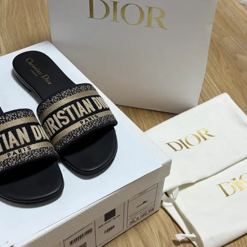 [BUNJANG] Dior Dway Slide / 디올 디웨이 슬라이드 36.5