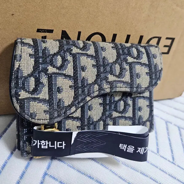 [BUNJANG] Dior Saddle Oblique Accordion Card Holder / [정품 급처 새상품급]디올 정품 새들 오블리크 아코디언 카드지갑'