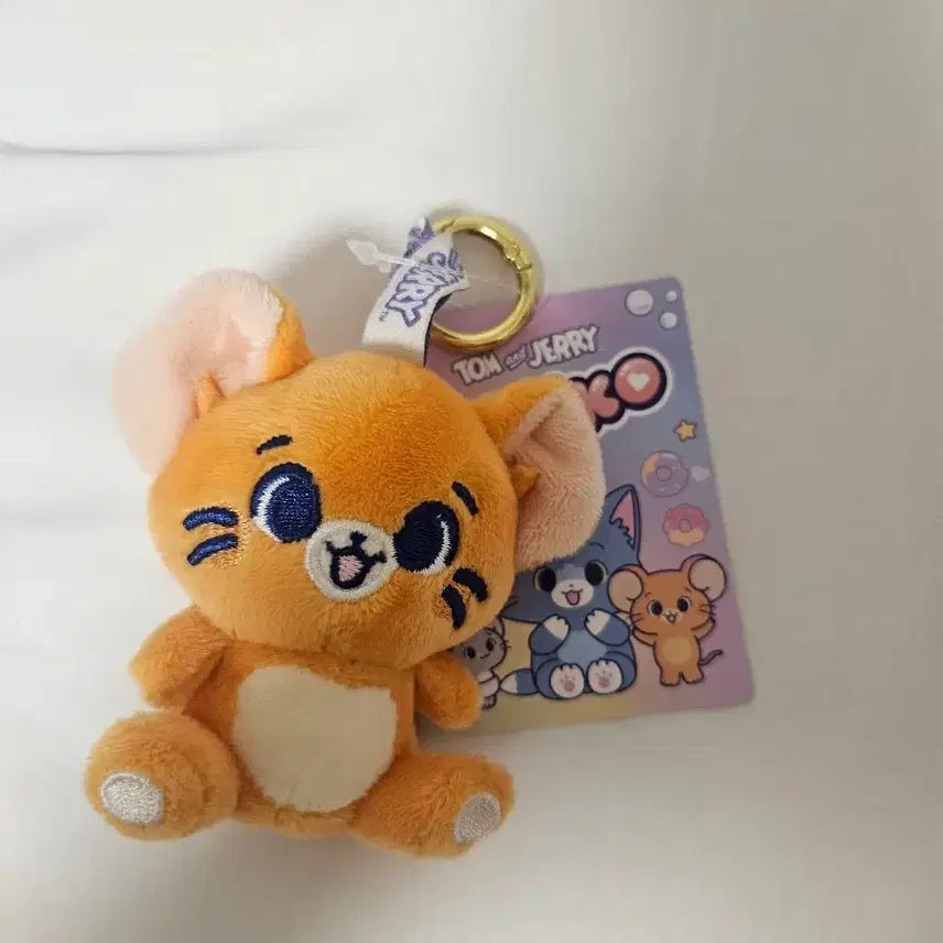 [BUNJANG] Tom and Jerry Orange Keychain / 톰과제리 키링 오렌지색