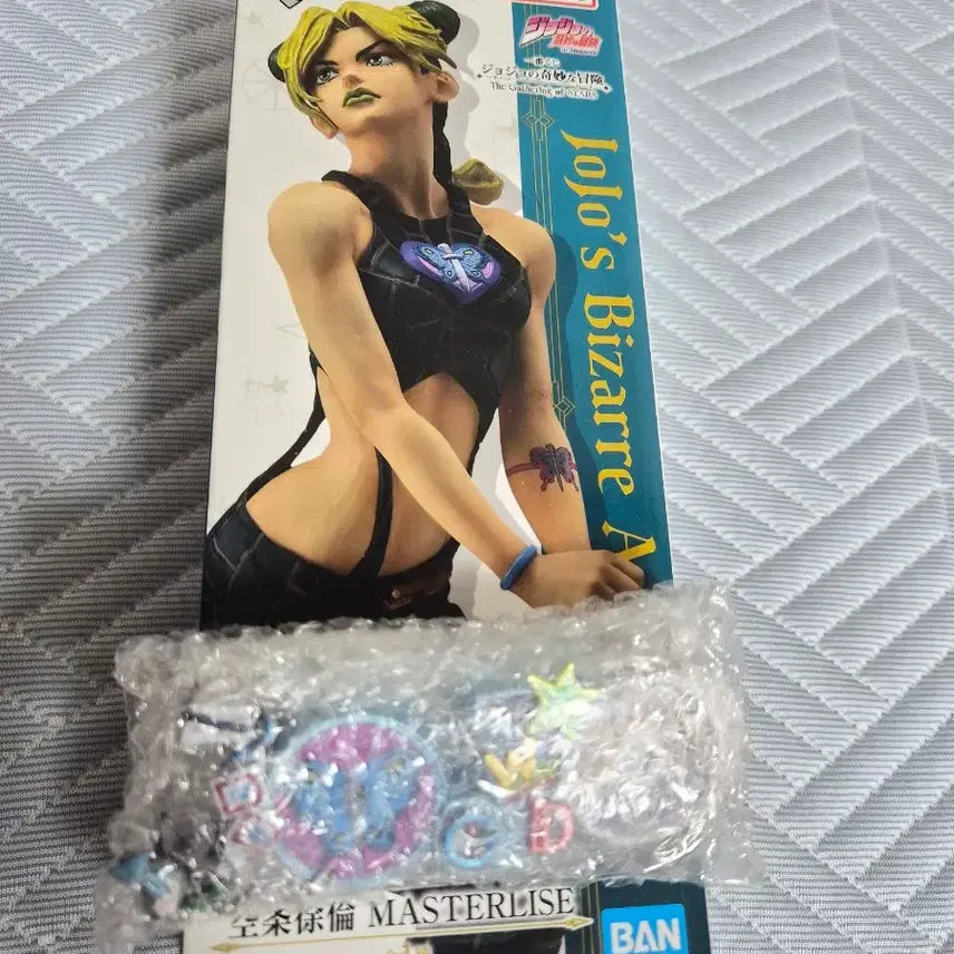 [BUNJANG] JoJo's Bizarre Adventure: Stone Ocean Jolyne Cujoh Ichiban Kuji F Prize Figure (Sealed) / 죠죠 개더링스타즈 정발판 제일복권 f상 죠린 미개봉+로고