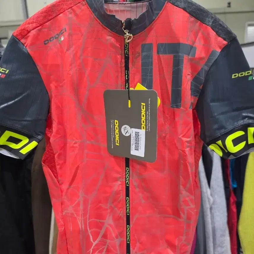 [BUNJANG] Dodici Cycling Jersey Red/Black XS / 도디치 사이클 져지 레드/블랙 XS