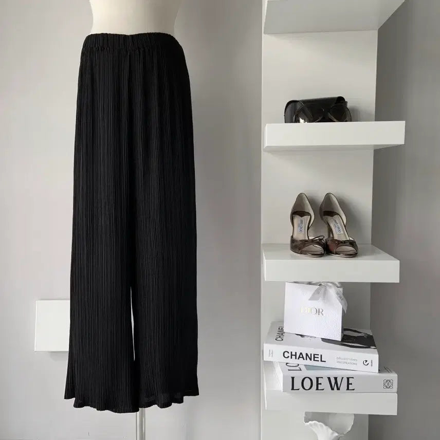 [BUNJANG] Epiphany Lounge Pleats Wide Pants Black / 28 프리츠 미 와이드 팬츠 블랙