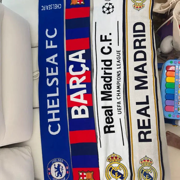 [BUNJANG] Chelsea, Barcelona, Real Madrid Club Scarves / 구단 머플러(첼시, 바르셀로나, 레알마드리드)