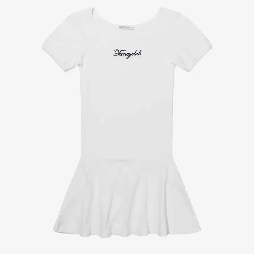 [BUNJANG] Fancy Club Cotton Flare Mini Dress / 팬시클럽 코튼 플레어 미니 원피스