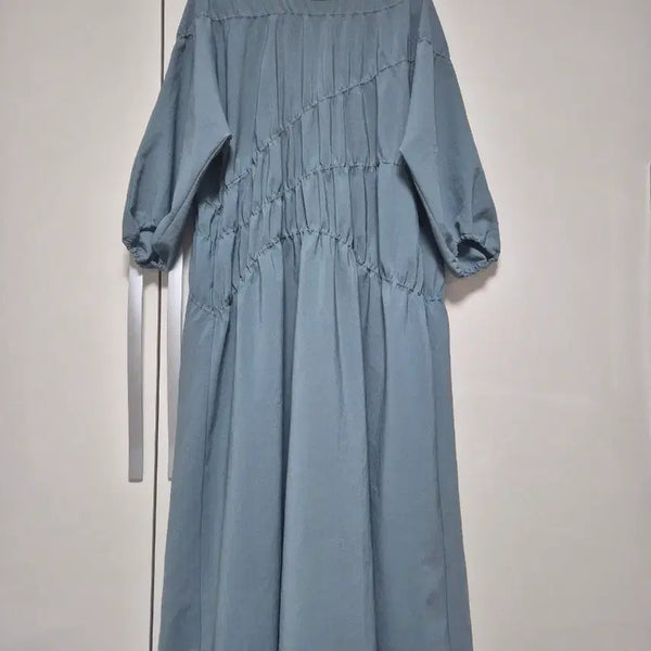 [BUNJANG] Latt by T Shirring Long Dress / 래트바이티  셔링 원피스
