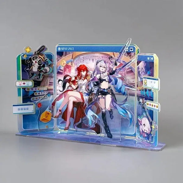 [BUNJANG] Honkai: Star Rail Exhibition Acrylic Diorama Himiko & Silver Wolf - A Memory of Walking Among Stars (Sealed) / 미개봉)붕괴 스타레일 전시회 아크릴 디오라마 히메코 은랑 별 사이를 걷는 회고록