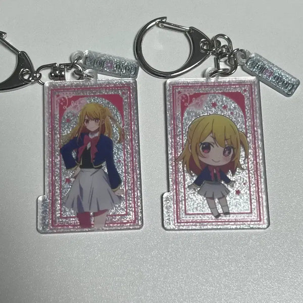 [BUNJANG] Oshi no Ko Acrylic Keychain Bundle Set / 최애의 아이 키링 루비버전 일괄