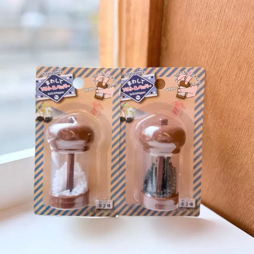[BUNJANG] Japanese Cute Salt and Pepper Toy Set (2 types) / 일본 귀여운 솔트 엔 페퍼 푸드 장난감 2종 세트