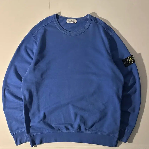 [BUNJANG] Stone Island Crewneck Sweatshirt with Badge 2XL / 스톤아일랜드 크루넥 와펜 맨투맨 2XL