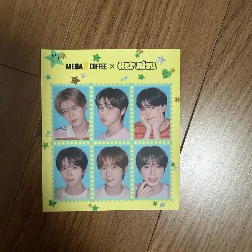 [BUNJANG] NCT WISH Mega Coffee Collaboration Sticker / 엔시티위시 메가 스티커 판매해요