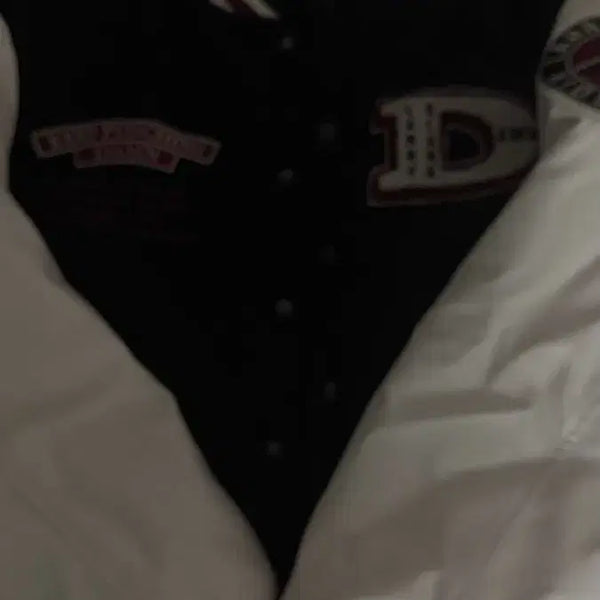 [BUNJANG] Larry Clark Varsity Jacket Black White / 래리클락 바시티자켓 정가 20
