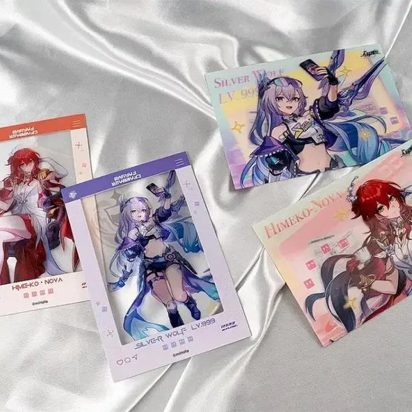 [BUNJANG] Honkai: Star Rail Exhibition Lenticular Set Silver Wolf Himeko Strolling Through the Stars / 미개봉)붕괴 스타레일 전시회 렌티큘러 세트 은랑 히메코 별 사이를 걷는 회고록