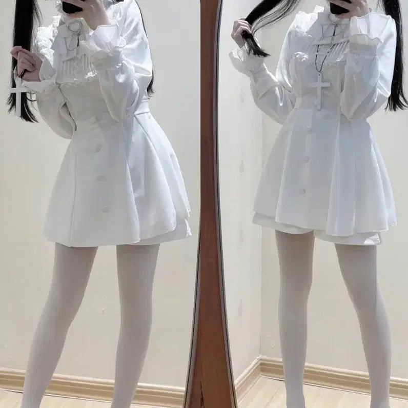 [BUNJANG] Geonpan Chun-guk-ui-gyedan Setup Pure White Yangjire Mine Type Jire-gye / 교판) 천국의계단 셋업 퓨어화이트 양지뢰 양산형 지뢰계