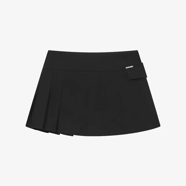 [BUNJANG] Miseki Seoul Omoi Pleats Wrap Skirt Black / 미세키서울 스커트 Omoi pleats wrap skirt BLACK