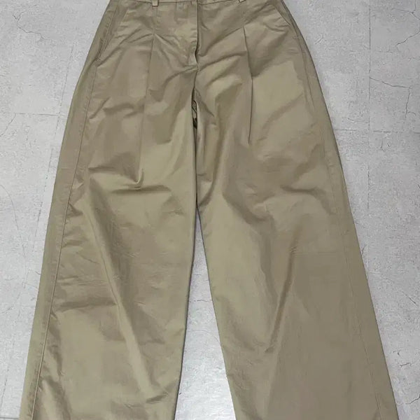 [BUNJANG] MOSSCOT Cotton Pintuck Pants Beige / 미쏘 핀턱 코튼 팬츠 베이지