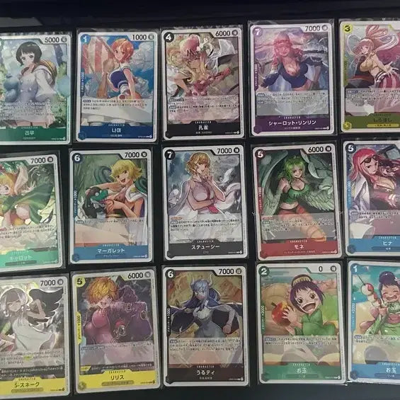 [BUNJANG] One Piece Female Character Card Set / 원피스카드 여캐모음