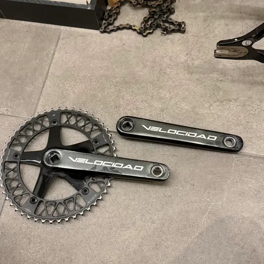 [BUNJANG] Velodict Integrated Crankset (Full Set, Excluding Bottom Bracket) / 비비 제외 풀셋 벨로시닷 내장 크랭크셋