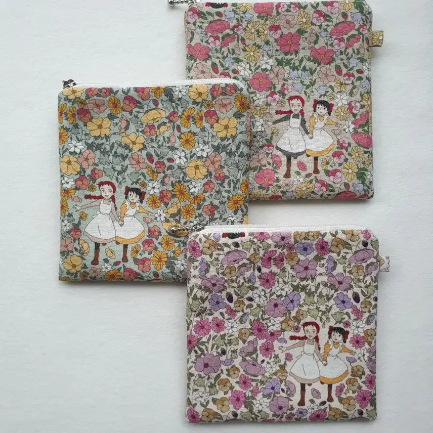 [BUNJANG] Handmade Anne of Green Gables Secret Pouch / 핸드메이드 빨간머리앤 시크릿 파우치(생리대 파우치)_개당