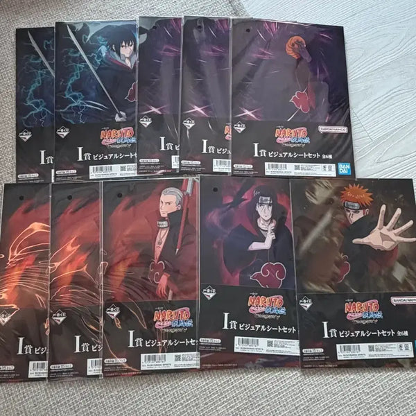 [BUNJANG] Naruto Ichiban Kuji Acrylic Charm & Visual Sheet Set / 나루토 제일복권 H상 I상 20종 일괄 아크릴챰 비주얼 시트 포스터 하위상 이치방쿠지