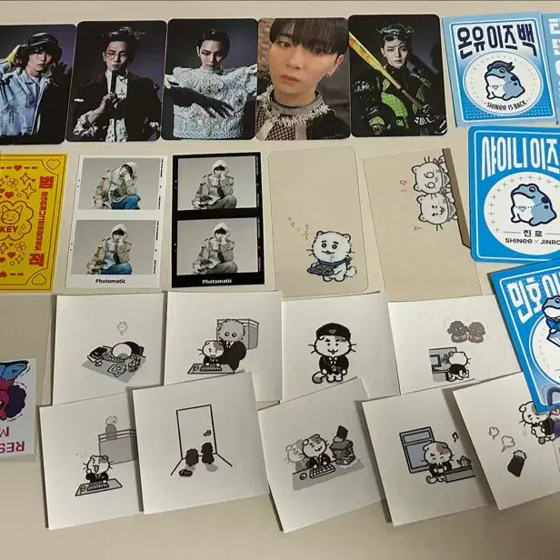 [BUNJANG] SHINee Official & Unofficial Photocard Bundle Set (Onew, Jonghyun, Key, Minho, Taemin) / 샤이니 비공굿 공굿 일괄 포카 온유 종현 키 기범 민호 태민