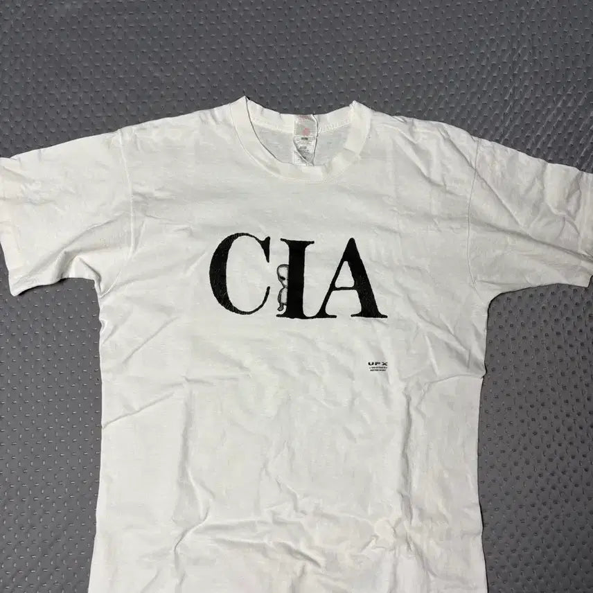 [BUNJANG] CIA Fruit of the Loom 90s Vintage Alien UFO T-Shirt - Large / CIA 후르츠오브더룸 90s 빈티지 티셔츠 외계인 ufo 라지 L