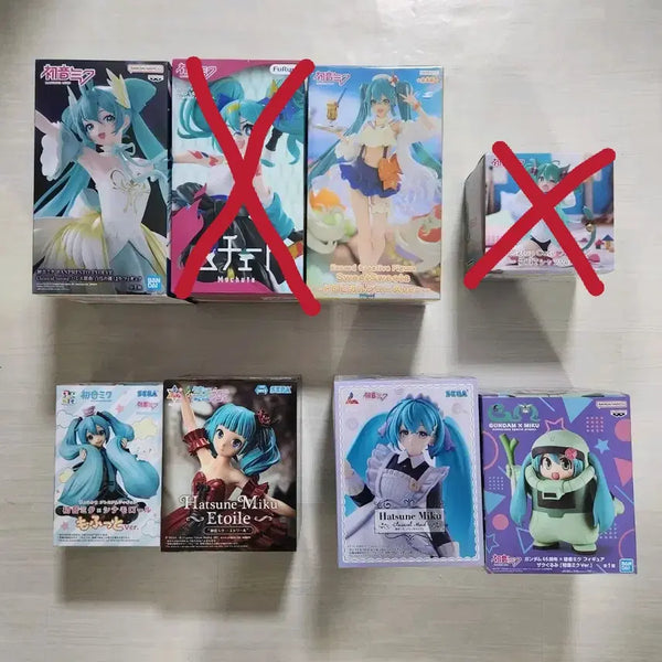 [BUNJANG] Hatsune Miku 8 Types Figure Set / 미쿠 피규어 6종