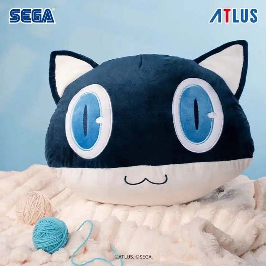 [BUNJANG] Persona 5 Morgana Plush Cushion / 페르소나 5 모르가나 얼굴 인형 누이 쿠션