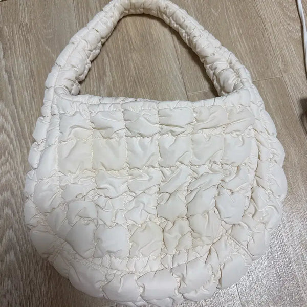 [BUNJANG] COS Quilted Mini Bag Cream / 코스 퀄티드 미니백 크림