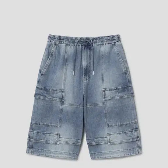 [BUNJANG] JUUN.J 26SS Denim Multi Cargo Bermuda Shorts Size 44 / 준지 26ss 데님 멀티 카고 버뮤다 쇼츠 (44사이즈) 팝니다