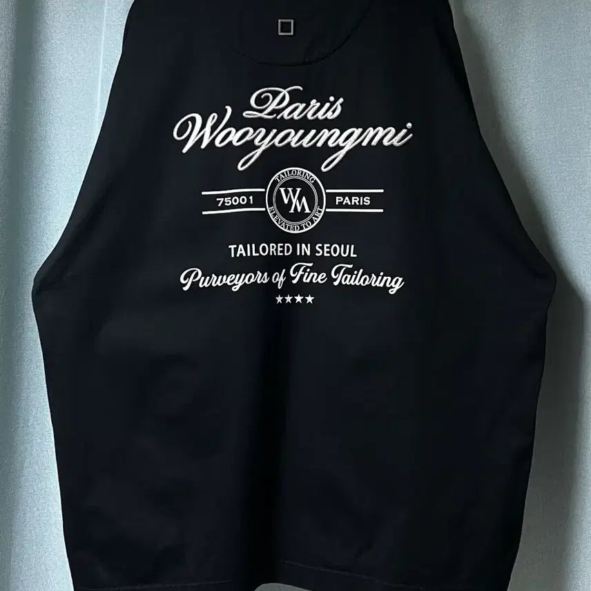 [BUNJANG] Woo Young Mi 26SS Black Lettering Graphic T-Shirt Size 52 / [52] 우영미 26SS 블랙 레터링 그래픽 티셔츠