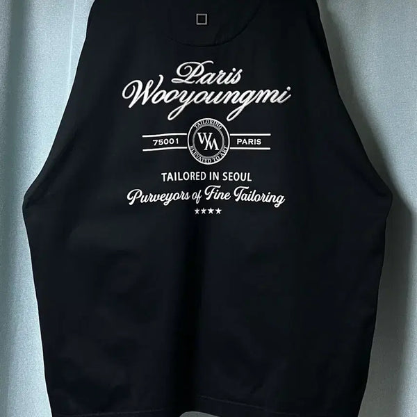 [BUNJANG] Woo Young Mi 26SS Black Lettering Graphic T-Shirt Size 52 / [52] 우영미 26SS 블랙 레터링 그래픽 티셔츠