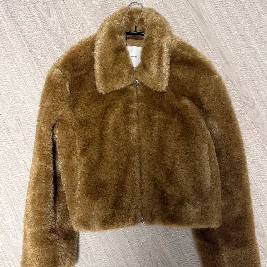 [BUNJANG] Dunst Faux Fur Jacket Brown Size S / 던스트 퍼자켓 브라운 S