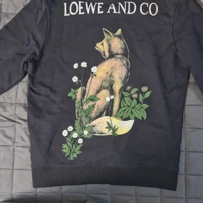[BUNJANG] Loewe 23ss Fox & Flower Print Hoodie / 로에베 후드티 23ss