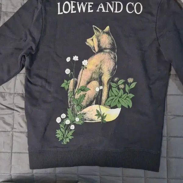 [BUNJANG] Loewe 23ss Fox & Flower Print Hoodie / 로에베 후드티 23ss