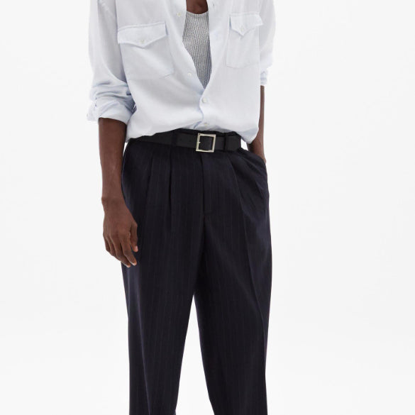 [BUNJANG] Tailored Stripe Navy Pants / [2] 타일레 테일러드 스트라이프 네이비