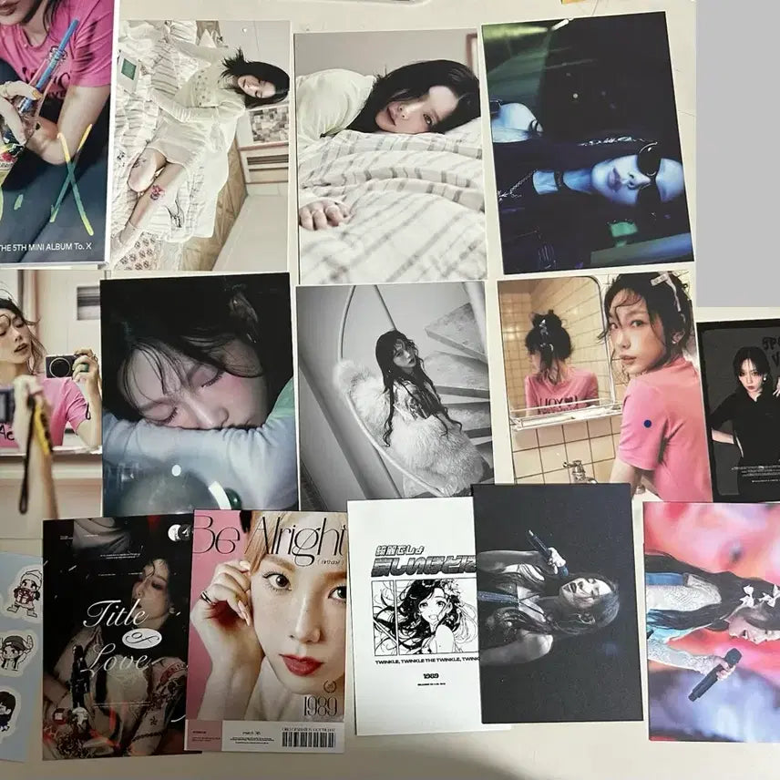[BUNJANG] Taeyeon Girls' Generation Postcard Bundle Set Photocard / 태연 엽서 일괄 투엑스 포카 소녀시대 생카 특전