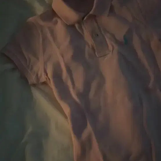 [BUNJANG] Polo Strawberry Milk Short Sleeve Polo T-Shirt / 폴로 딸기우유 반팔 카라티