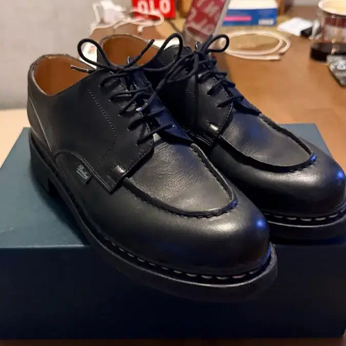 [BUNJANG] Paraboot Chambord Black Leather Loafers Size 8.5 / 파라부트 샴보드 블랙 레더 8.5