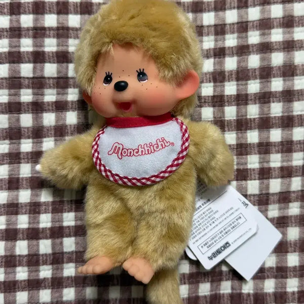 [BUNJANG] Monchhichi Blonde Hair S Size Doll / 금발 몬치치 남 s 인형