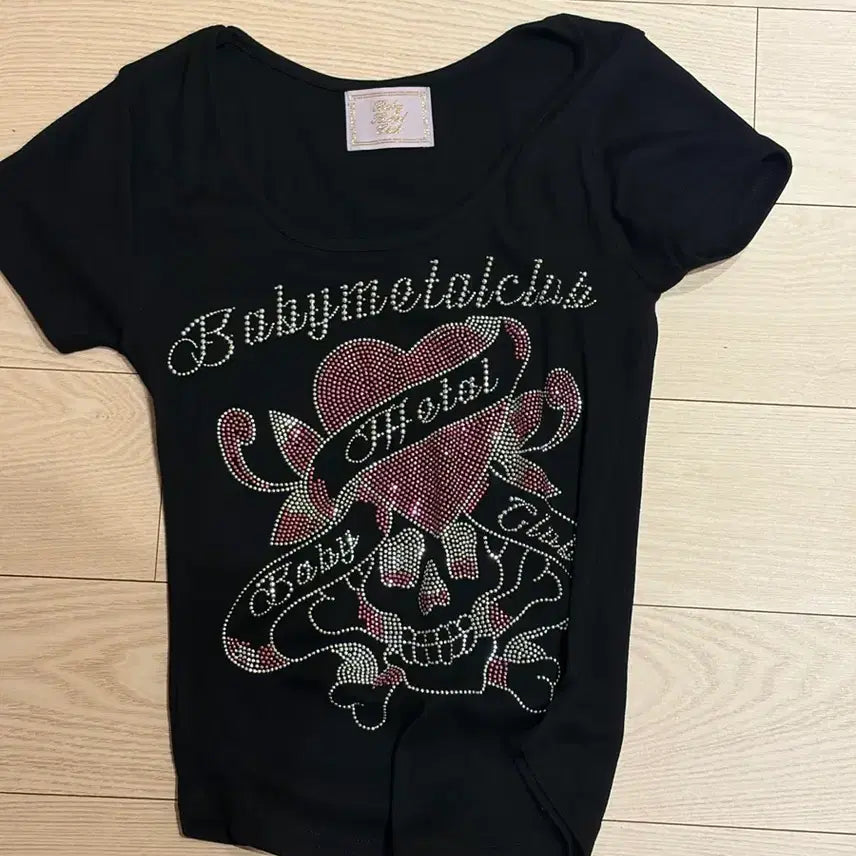 [BUNJANG] Babymetalclub Skull Tee Black / 베이비메탈클럽 스컬티 블랙