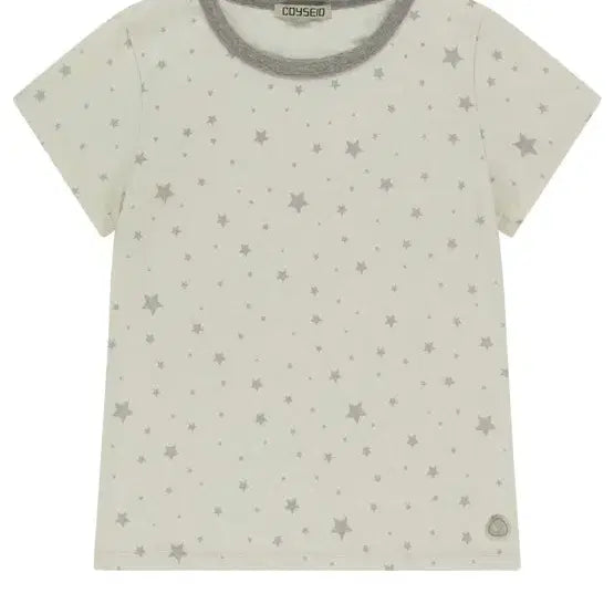 [BUNJANG] Koiseo Milky Star Short Sleeve T-Shirt / 코이세이오 밀키스타 반팔