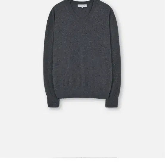 [BUNJANG] Brown Yak V-Neck Knit Size 5 Charcoal / 브라운야드 브이넥 니트 5사이즈 차콜
