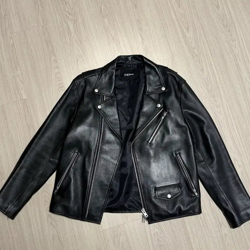 [BUNJANG] Dopestyle Lambskin Double Rider Jacket L / 도프제이슨 램스킨 더블라이더 L